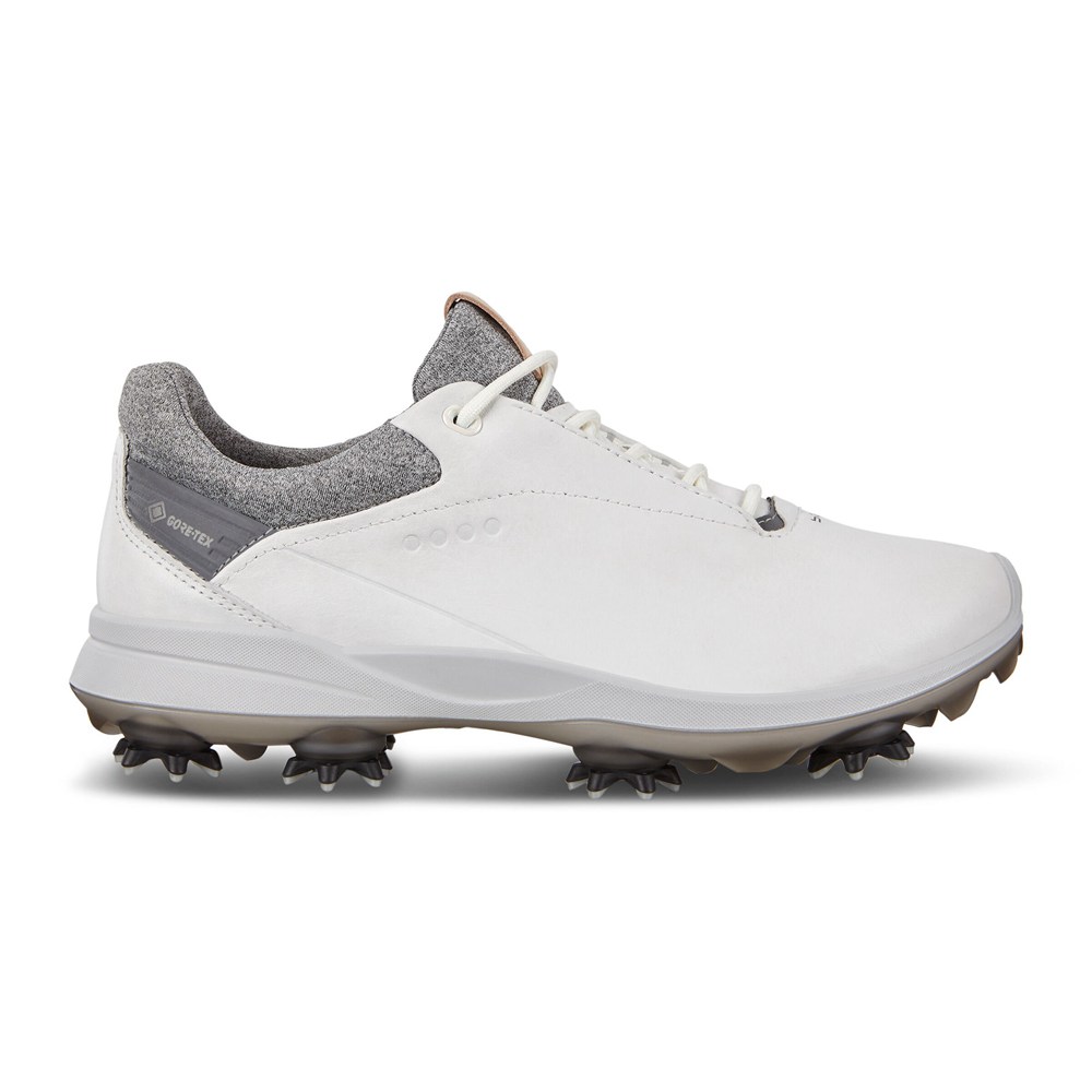 ECCO Womens Golf Shoes White - Biom G3 - HAF-469152